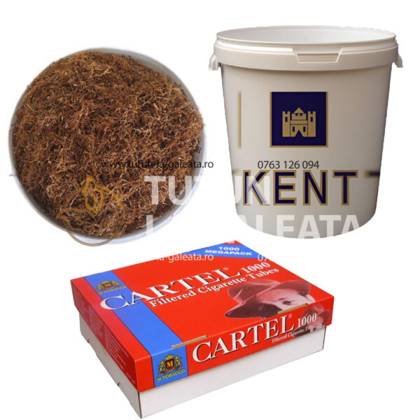 Tutun Kent Galeata 1kg + 1000 Tuburi Cartel