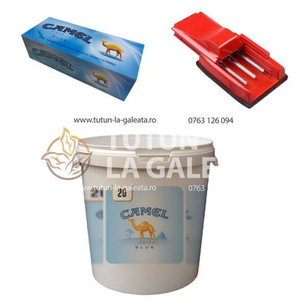 Tutun Camel Galeata 1kg + 200 Tuburi Camel + Aparat Injectat