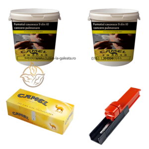 2 x Tutun Camel Galeata 1kg + 200 tuburi Camel + Aparat Injectat